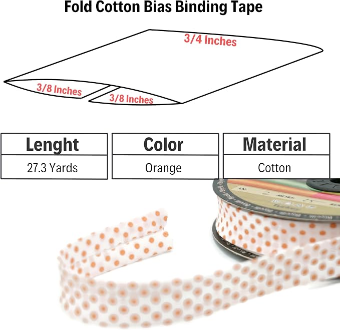 Cotton Fold Bias Binding Tape - Image 3
