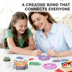Cocktail Diamond Art Painting Coasters Kit - Image 4