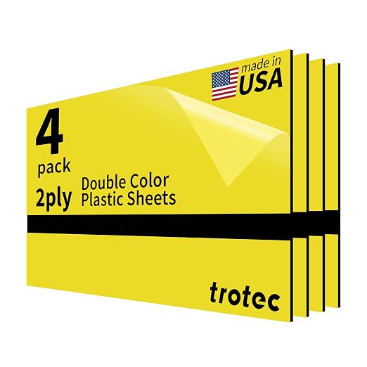 Trotec TroLase | 12"x24"x1/16", Guillotine | Made in USA by TrotecEngravingSupplies