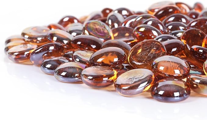 5LB Fire Glass Beads Flat Glass Marbles - Image 8