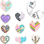 Bulk Gold Enamel Charms for Jewelry Making, Colorful Metal Charms Pendant for by stino