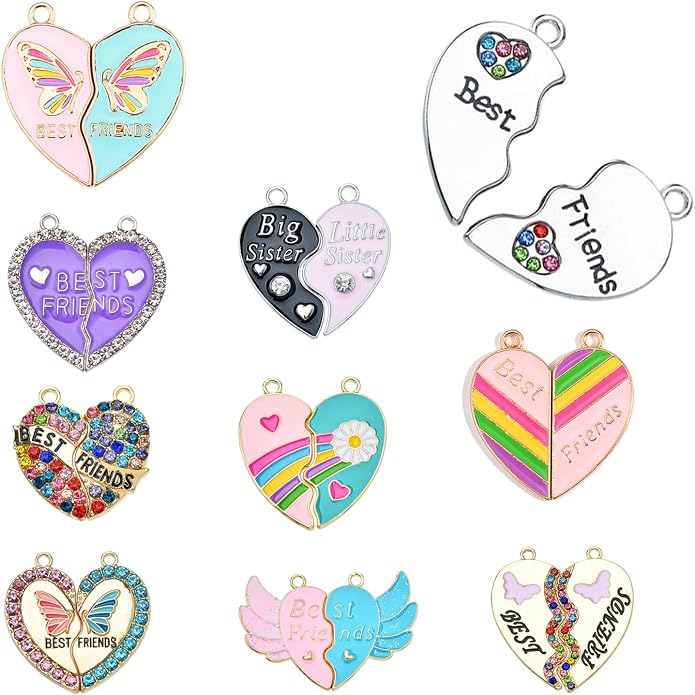 Bulk Gold Enamel Charms for Jewelry Making, Colorful Metal Charms Pendant for by stino