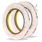 3M Double Sided Mounting Tape 1/4''x15.4Ft 2 Pack by 3MFullRangeProducts
