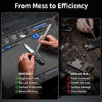 STREBITO Soldering Mat Electronics Repair Mat, Solder Pad Heat Resistant 932°F - Image 4