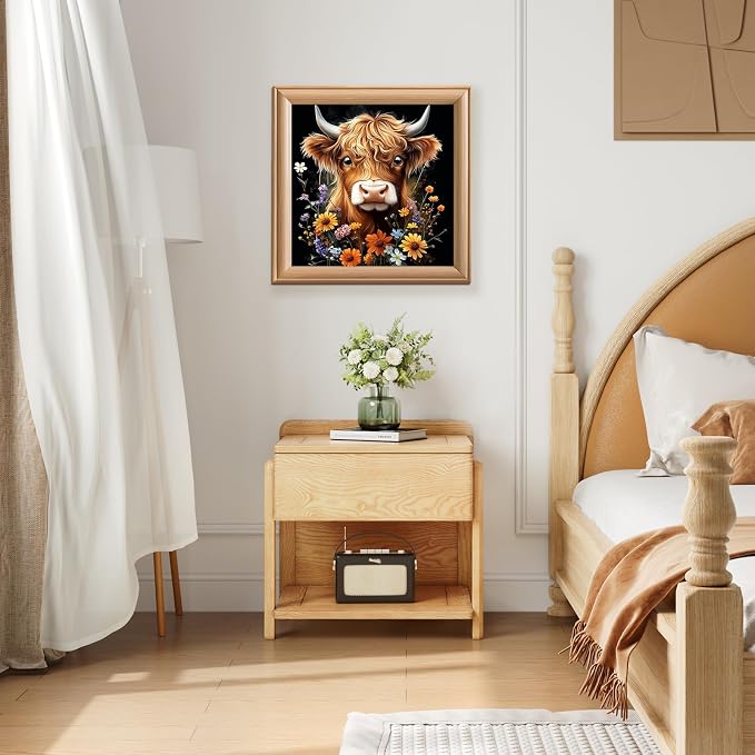 Lxmsja Highland Cow Diamond Art Kits - Image 3