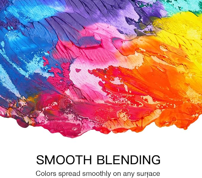 GOTIDEAL Iridescent Acrylic Paint Chameleon White Tubes Non Toxic Non Fading - Image 6