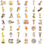 BulbaCraft Giraffe Stickers for Water Bottle, Scrapbooking, Laptop Decals — - Image 3