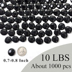 FANTIAN 10 lbs Black Glass Rocks - Image 2