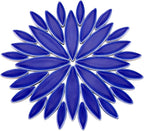 Yoption Petal Mosaic Tiles for Crafts, 200g Flower Leaf Ceramic Mosaic Tiles - Image 3