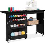 Best Choice Products Folding Sewing Table Multipurpose Craft Station & Side Desk by Unknown