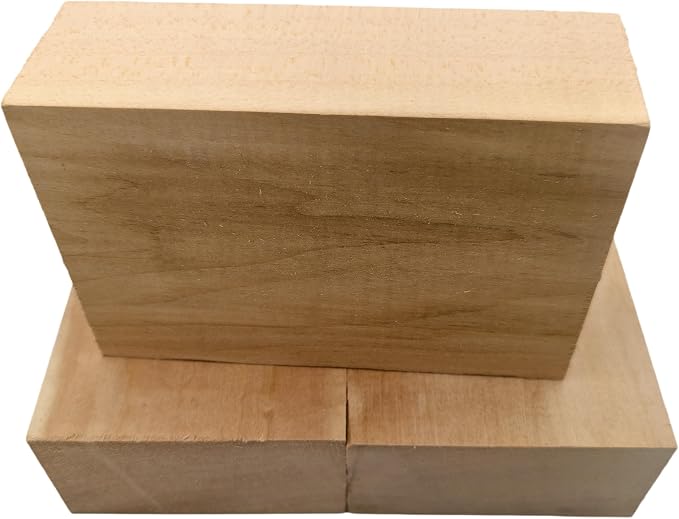 3PCS Basswood Carving Blocks, Whittling Wood Carving Kit, Unfinished Wooden by Unknown