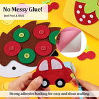 10 Pack Self Adhesive Felt Sheets 10 Colors DIY Sticky Back Felt - Image 4