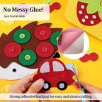 15 Pack Self Adhesive Felt Sheets 10 Colors DIY Sticky Back Felt - Image 4