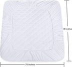 Utopia Bedding Quilted Fitted Mattress Pad, King Size, Elastic Fitted Mattress - Image 5
