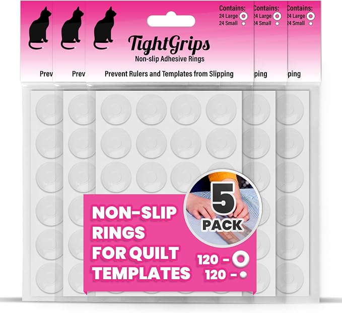 TightGrips Non-Slip Grips for Quilt Templates by LaserThing