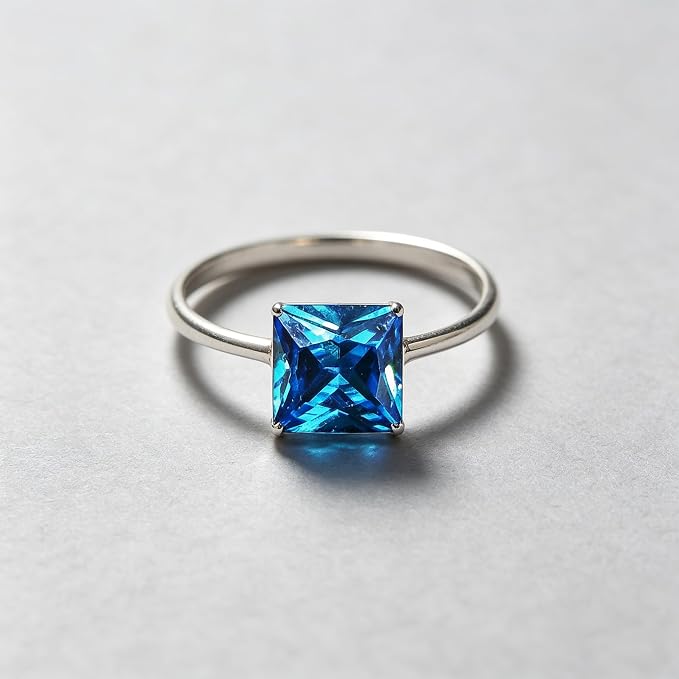 AierCrystal Aquamarine Color Cubic Zirconia Loose Beads Unset - Image 5