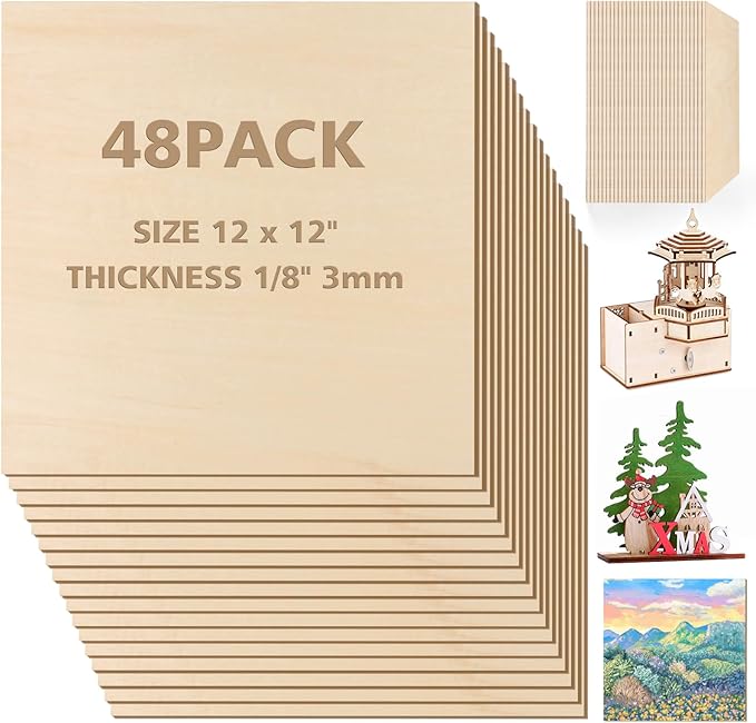Adrattnay Basswood Sheets 3mm by WOODEXPERT
