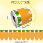 69Ft Easter Carrot Border Trim Carrot Scalloped Rolled Border Trim, Plaid - Image 2