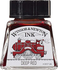 Winsor & Newton, Deep Red Drawing Ink, 14ml Bottle by WinsorNewton