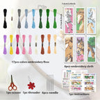 ORIGACH 6 Set Horse Cross Stitch Bookmark Kit - Image 2