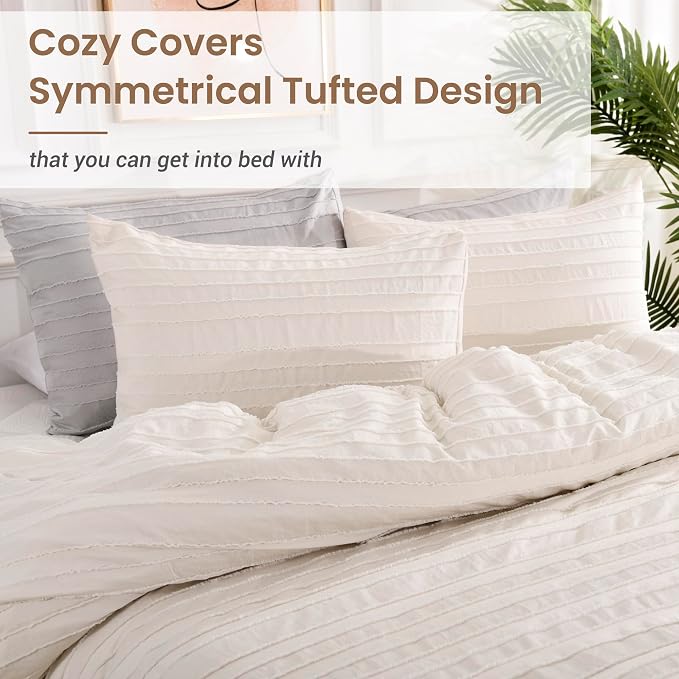 NEXHOME PRO Duvet Cover, Soft and Lightweight 100% Washed Microfiber Comforter - Image 3