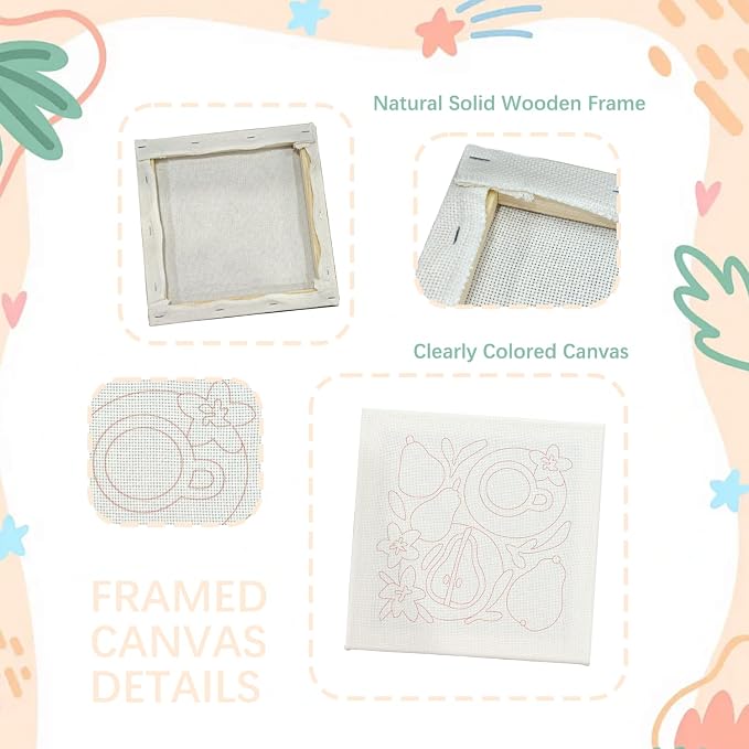 SDOYUNO Punch Needle Kit with Frame - Image 8