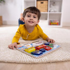 Melissa & Doug Vehicles Wooden Chunky Puzzle, Educational Screen Free Activity - Image 8
