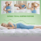 WhatsBedding Twin Mattress Topper, Soft Pillow Top Mattress Topper - Image 6