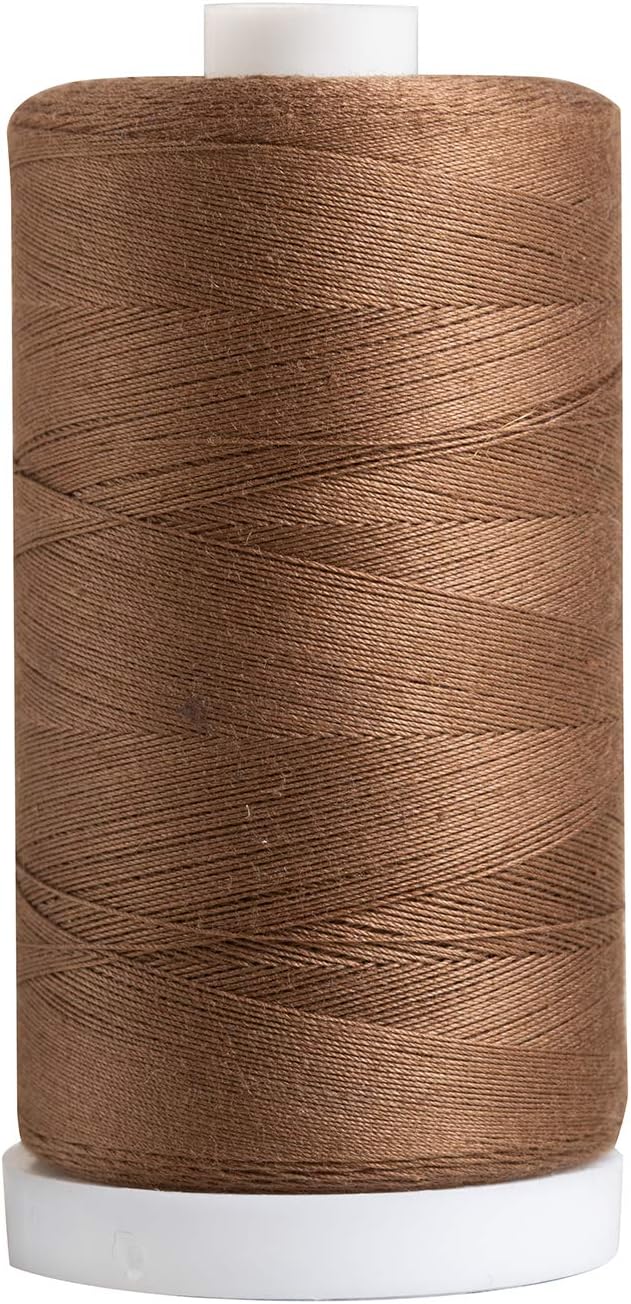 Connecting Threads Brown 100% Cotton Thread Spool | Large 1200 yard thread spool by ConnectingThreads