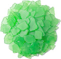 Keedolla Tumbled Sea Glass for Crafts - 15 OZ Green Frosted Seaglass Pieces for by Keedolla