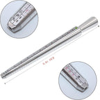 NIUPIKA Ring Sizer Measuring Tool Ring Mandrel Ring Measurer Ring Sizing Kit - Image 4