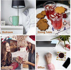 24 Pcs Ceramic Tiles for Crafts Ceramic Coasters for Crafts Blank White - Image 4