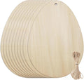 10 PCS Basswood Easter Egg Decoration Set by Prainetooy