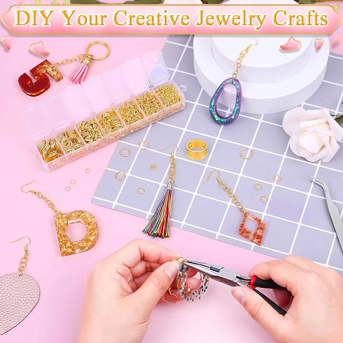 Paxcoo Gold Jump Rings for Jewelry Making - Image 7