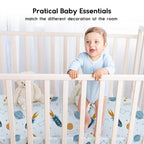 Yoofoss Baby Crib Sheets for Boys Girls, Fitted Crib Sheet 2 Pack for Standard - Image 6