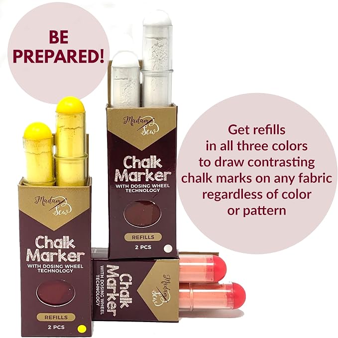 Madam Sew Refillable Tailors Chalk - Image 6