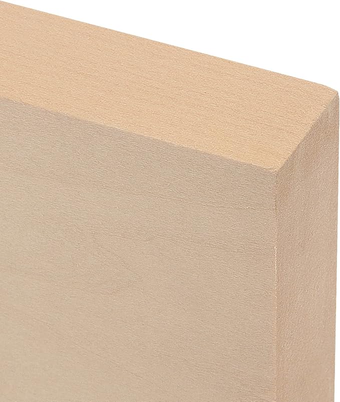 LEXININ 20 PCS 4 x 4 x 1 Inch Square Wood Carving Blocks, Unfinished Basswood - Image 3