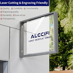 1/2 Inch Acrylic Sheet, ALCCIFI 12 x 12 Clear Cast Plexiglass Sheets, - Image 4