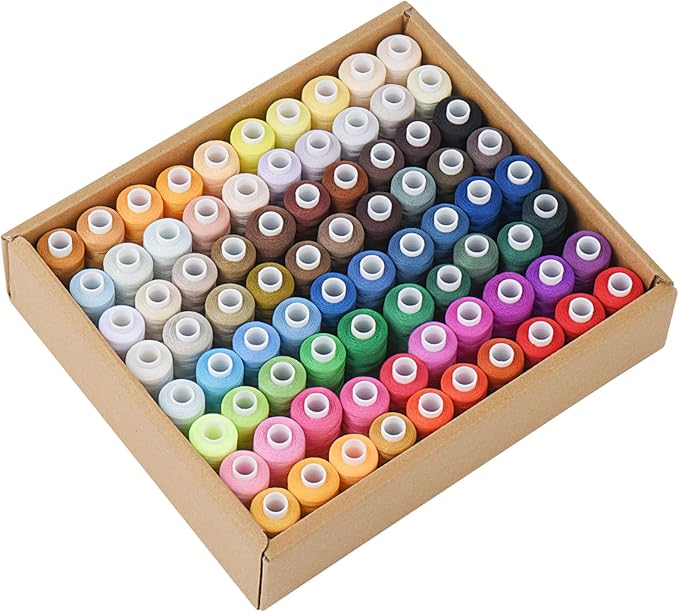 Simthread All Purpose Sewing Thread, 80 Spools Assorted Colors Each 400 Yards - Image 6