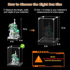 JUJOMAT Acrylic Display Case for Collectibles Clear Acrylic Display Box for - Image 5