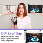 Legigo Blank Canvas Bag Zipper Pouch Makeup Bags Bulk - Image 7