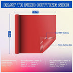 HTVRONT Red Permanent Vinyl, Silhouette, Scrapbooking, Die Cutters - Image 6