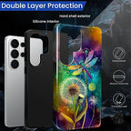 for Samsung Galaxy S26 Ultra Case, Dragonfly Dandelion Colorful Pattern Glossy - Image 6