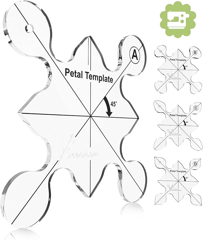 Petal Quilting Templates Set of 4 - Image 9
