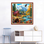 Joyhoor Cross Stitch Kits for Beginners Stamped Cross-Stitch Supplies - Image 2