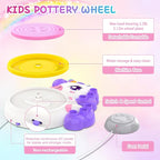 Pottery Wheel for Kids, Arts and Crafts for Kids Ages 8-12, Complete Pottery - Image 3