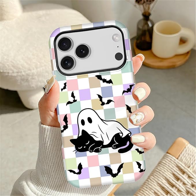 Case for iPhone 17 Pro, Scratch Resistant Hybrid Double Layer Hard Shell，Ghost - Image 7