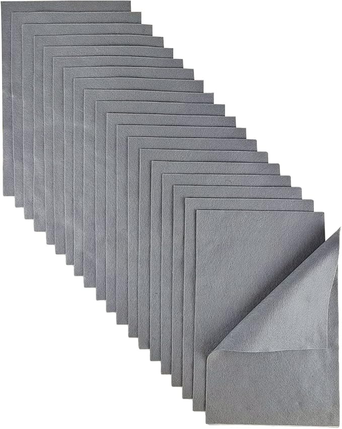 Jtnohx Color Felt, Soft Felt Sheets, 1.4mm Thick 8"x12" Handicraft Felt Fabrics - Image 7