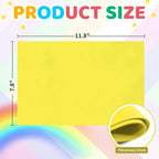 biguphate 30 Pack Yellow EVA Foam Sheets, 11.8 x 7.87 Inch, 2mm Thick Foam Paper - Image 2