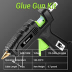 Hot Glue Gun Full Size: DEKOPRO 60/100Watt Dual Temp Hot Glue Gun Kit - Image 3